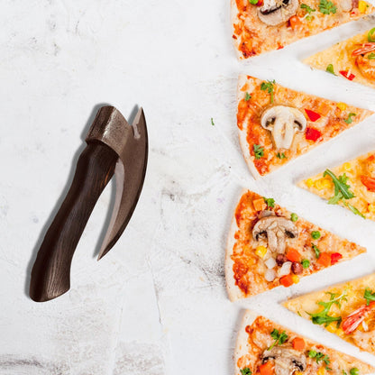 Carbon Steel Pizza Axe | Veta Knife